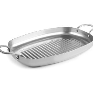 Plancha Grill Estriada Hierro Natural Ferrum Collection LACOR (Ref. 63644)